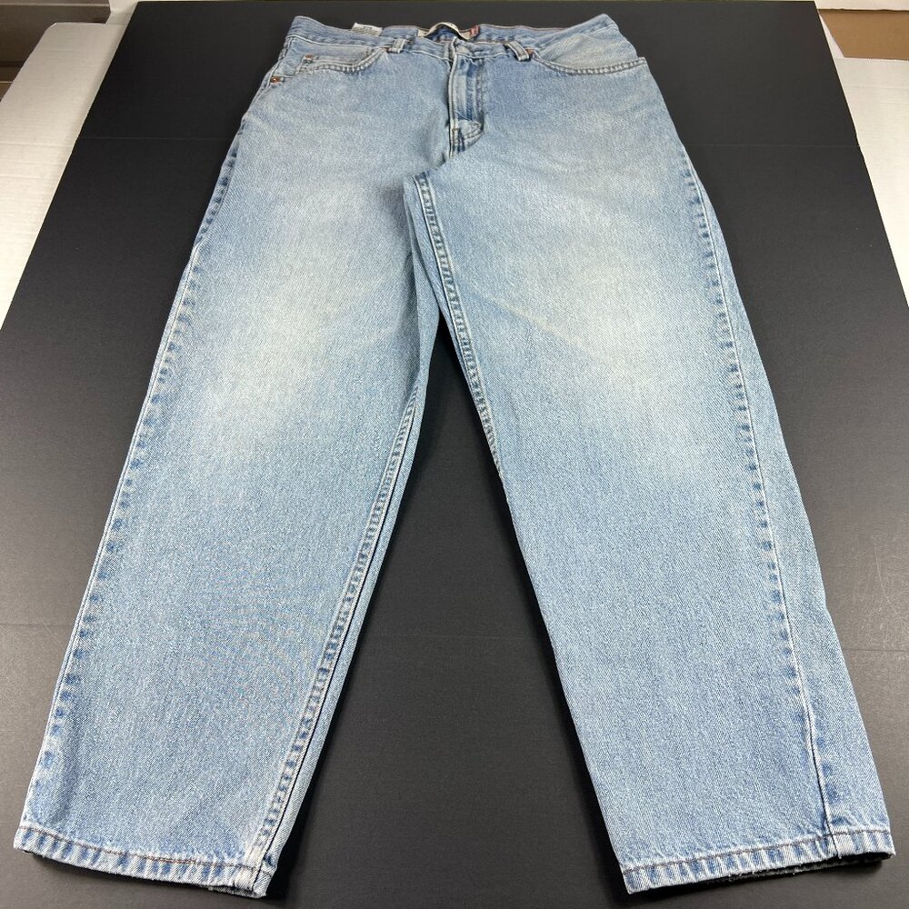 Levi's Jeans Men's Measured 34x29* 560 Loose Tapered Blue Cotton Denim Tag 34x30